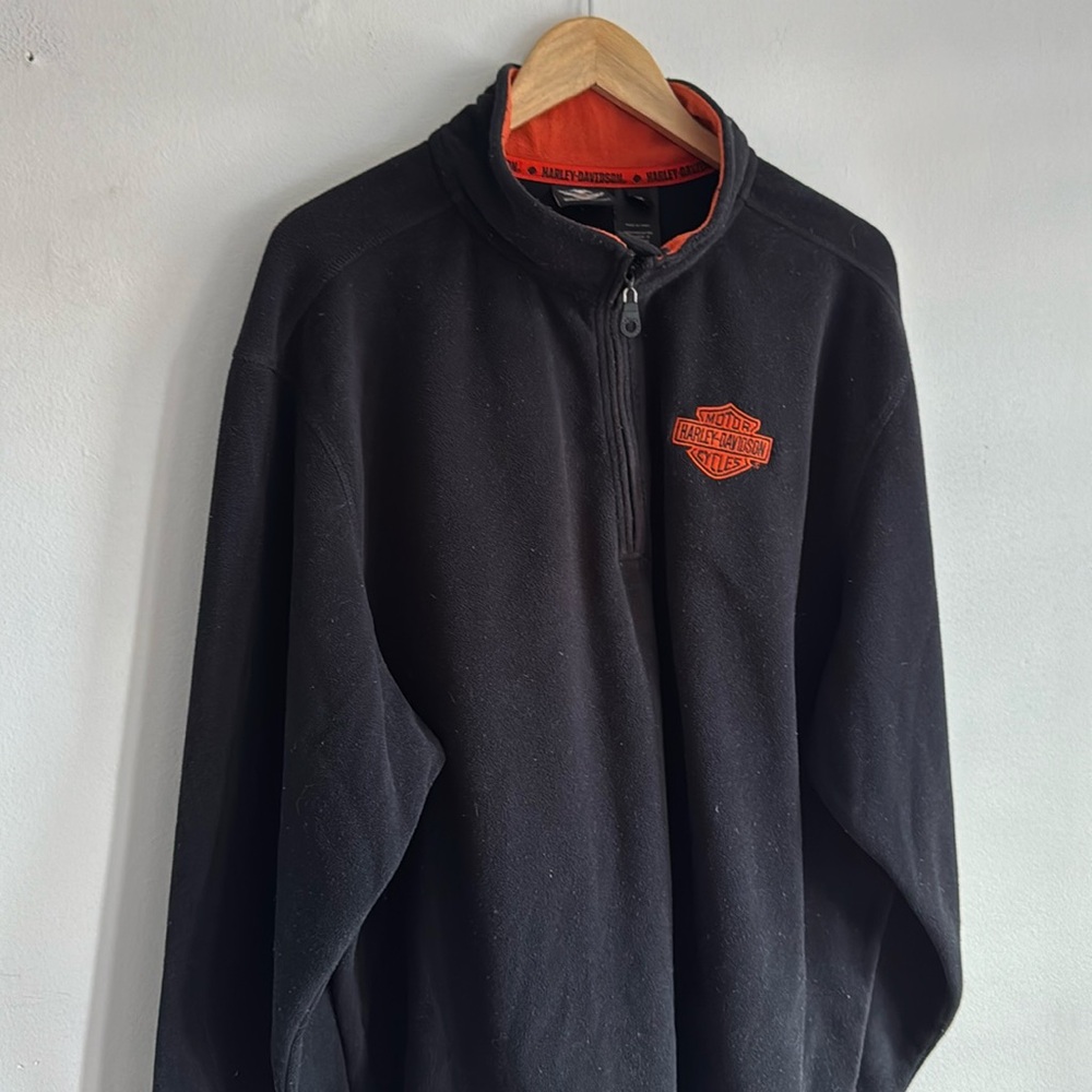 Harley Davidson Quarter Zip Fleece / 2XL / 2014